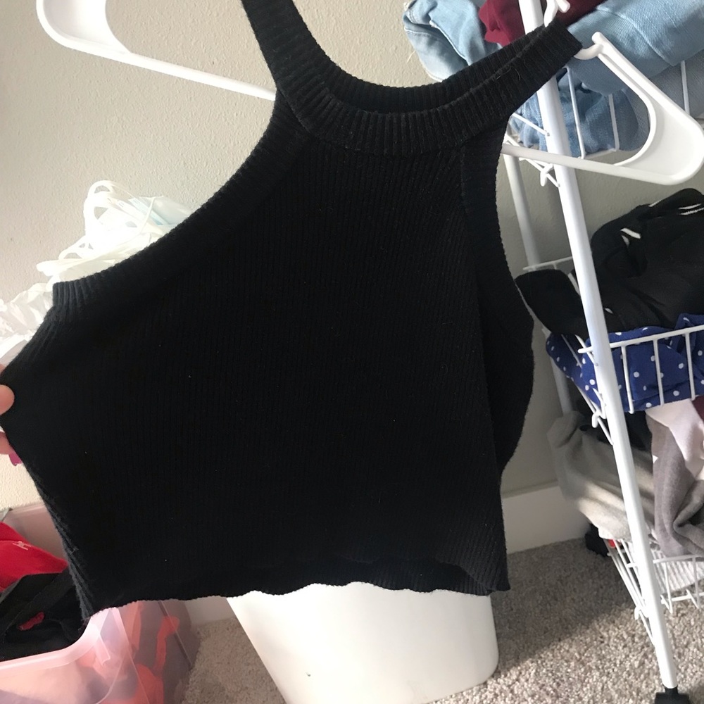 Black Brandy Crop Top!